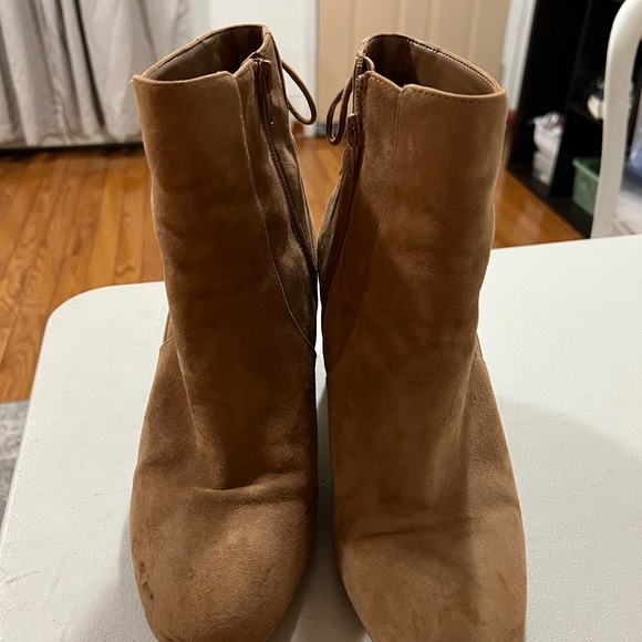 Aldo Brown Lace-Up Suede Boots - Picture 4 of 12